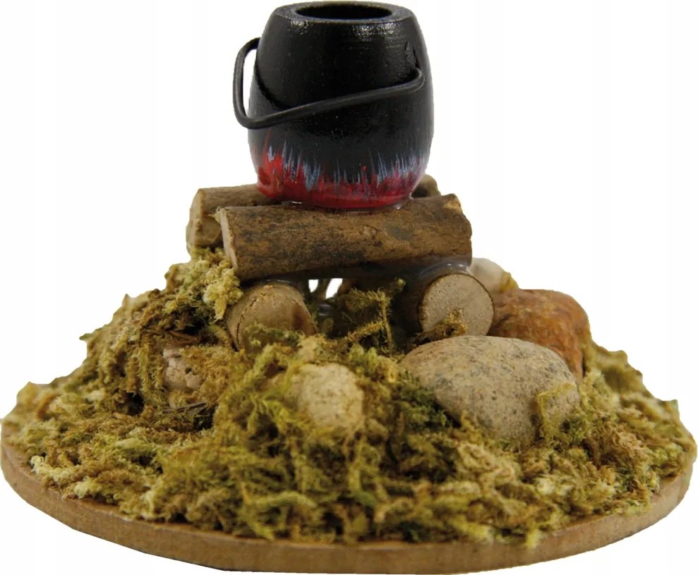 Elemmel működő piros Led izzó 7cm magas- 10-13cm magas figurákhoz