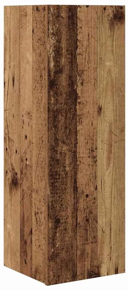 TV szekrény garnitúra 4 pcs Régi fa 30.5 x 30 x 90 cm Faanyag