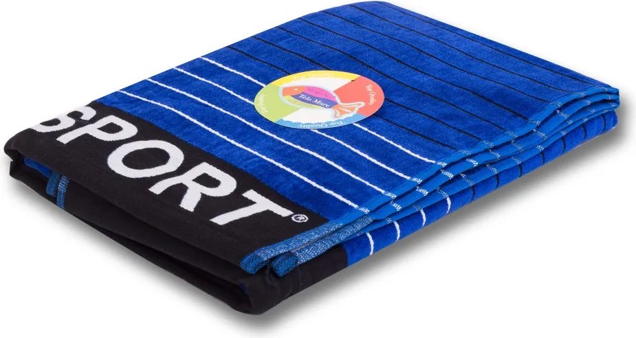 Sport Kék strandtörölköző