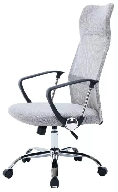 BeComfort OC05 ergonómikus modern irodai szék forgószék karfa gerinctámasz szürke