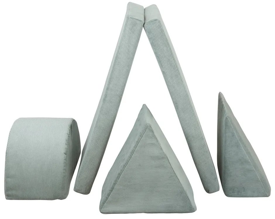 Világoskék kordbársony habszivacs játszótér Bloque Montessori – Little Nice Things