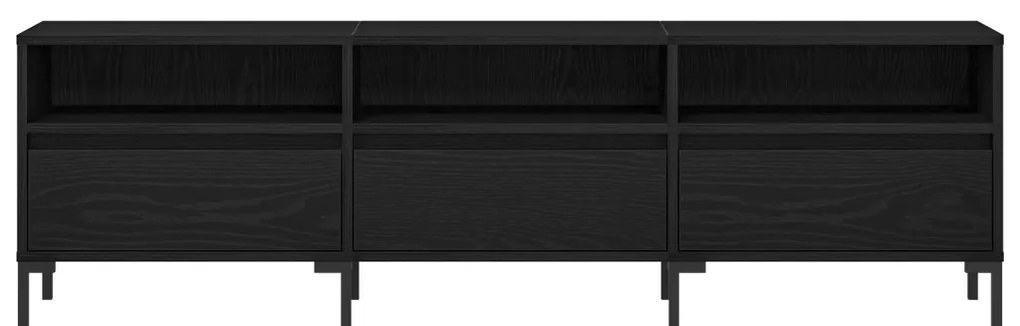 TV Szekrény Fekete Tölgy 150x30x44,5 cm Műgyanta