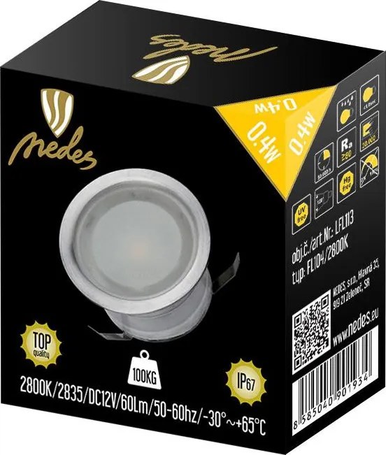 NEDES LFL113 Kültéri Talajba Építhető Lámpa IP44