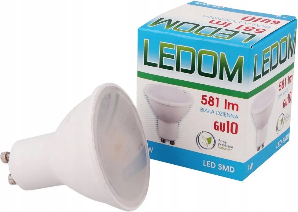 Led izzó GU10 7W 581lm Ledom Nappali