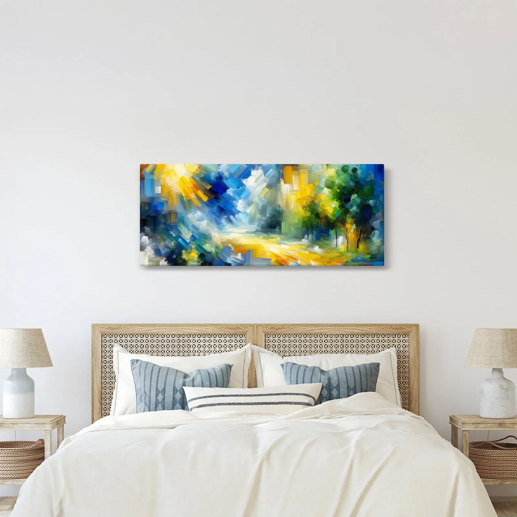 Kép - Absztrakt napos nap (120x50 cm)