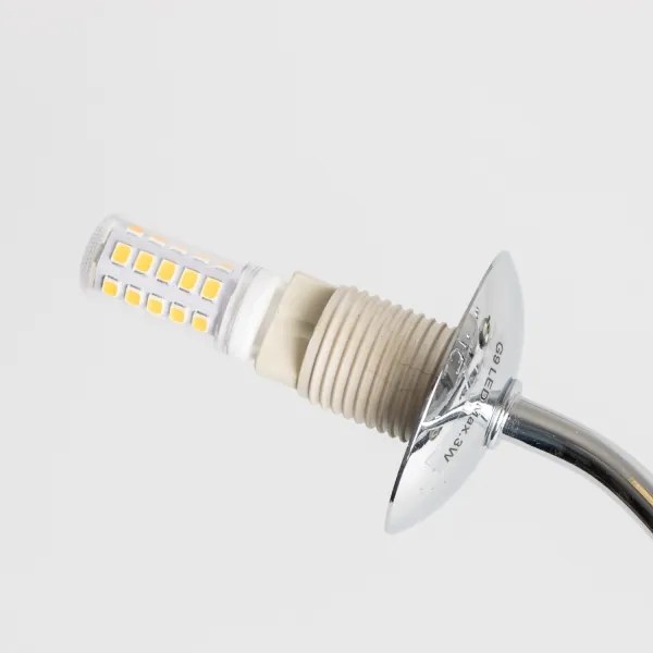 Brilagi - LED Felületre szerelhető csillár MISTEL 15xG9/3W/230V fényezett króm/füstös