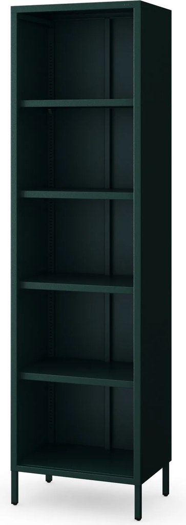 Állvány lapos nyitott könyvekhez lábakon üvegzöld, 500x1800x350 mm: MARIO Modern