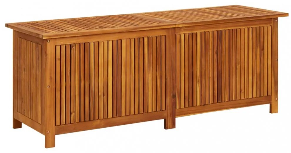 tömör akácfa kerti tárolóláda 150 x 50 x 58 cm