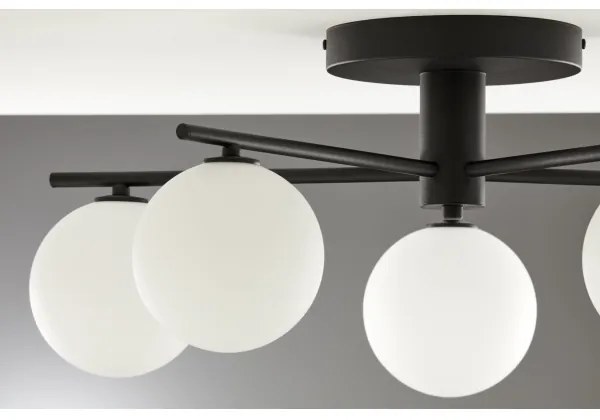 Jupiter 2049 - Felületre szerelhető csillár PRATO 5xG9/14W/230V fekete/fehér