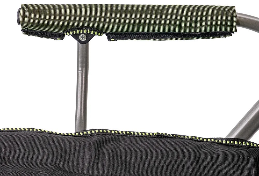 Leziter Comfort karfás horgász szék pohártartóval zöld