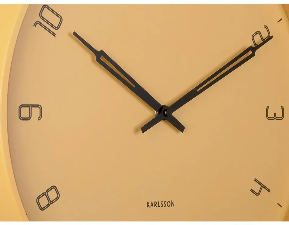 Karlsson 5950YE design falióra 40 cm, sárga