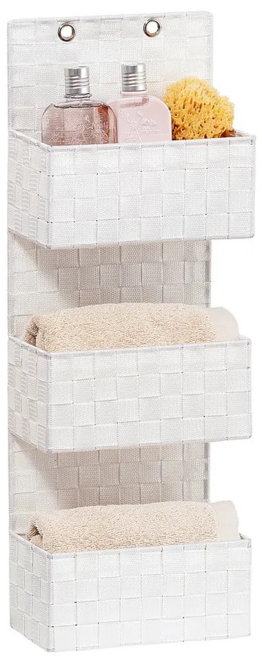 Adria fehér fürdőszobai rendszerező, 3 rekesszel - Wenko