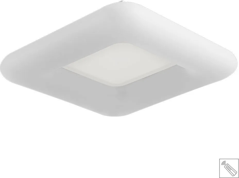 PREZENT 17305 TRIVAN SQ Négyzetes Mennyezeti Lámpa Matt Fehér LED IP20