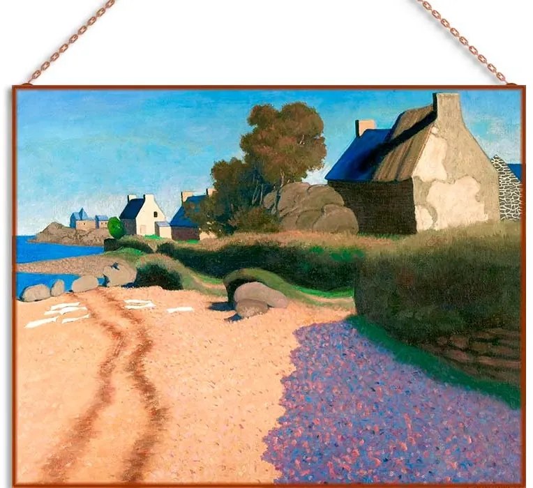 Félix Vallotton - The Landscape üvegkép, falikép