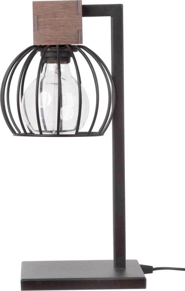 Sigma lighting loft asztali lámpa milan barna fekete sig50120