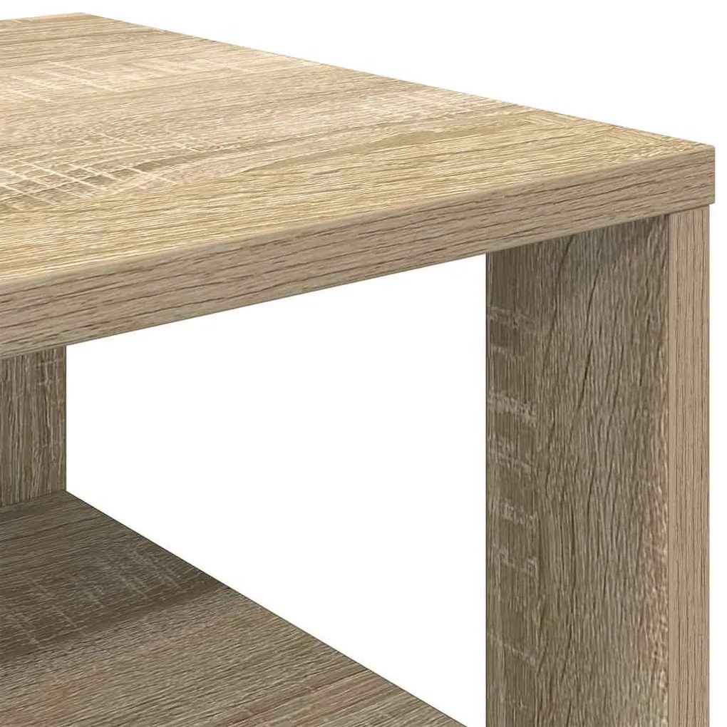 sonoma tölgy színű szerelt fa cipőtartó 61x32x87,5 cm