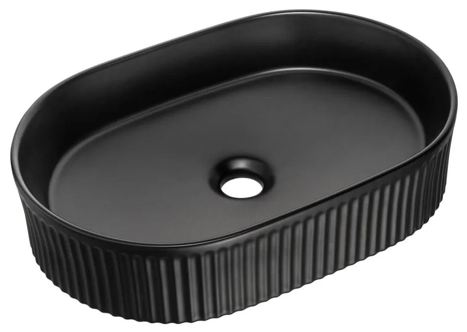 COMAD COMAD BEYOND 5 BLACK ( E-6564 ) - Pultos mosdókagyló BEYOND 48x32,5 cm fekete CM0034