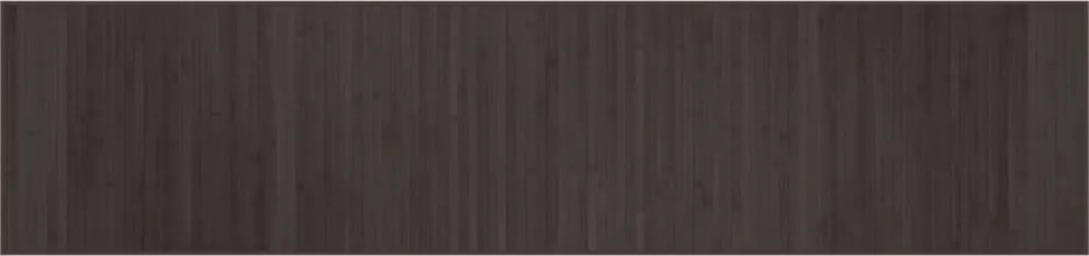 vidaXL négyszögletű sötétbarna bambusz szőnyeg 70 x 300 cm