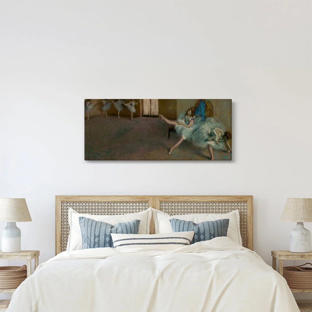 Kép - Edgar Degas, Before the Ballet, reprodukciók (120x50 cm)