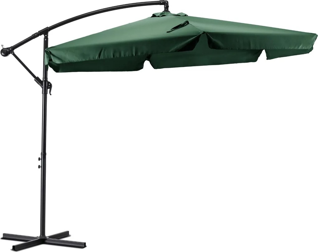 Kerti napernyő zöld színben AKRON