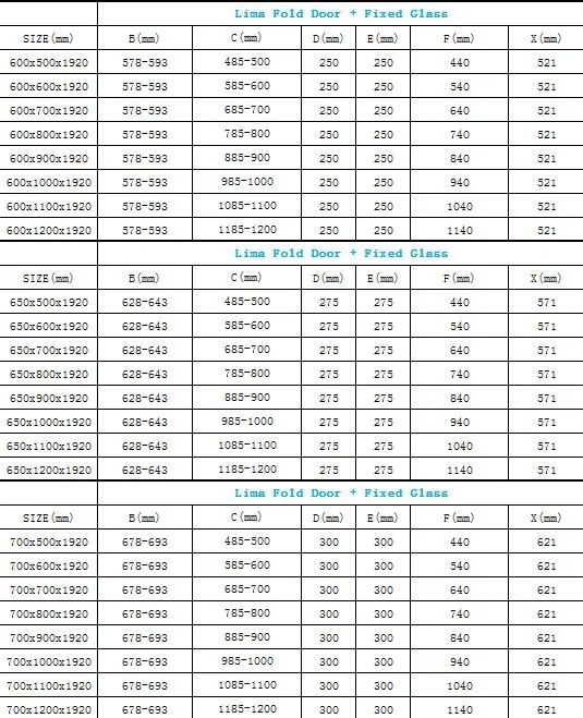 Mexen Lima zuhanykabin 65x120cm, 6mm üveg, króm profil-átlátszó üveg, 856-065-120-01-00
