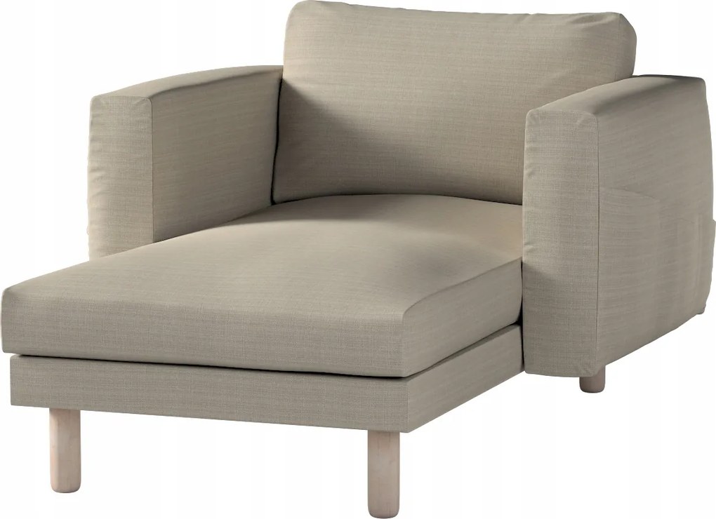 Dekoria Norsborg sezlonhuzat Ikea karfával barna