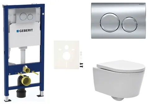 Fali WC szett Geberit előtétfalas szereléshez + SAT Brevis WC SIKOGESBRED20