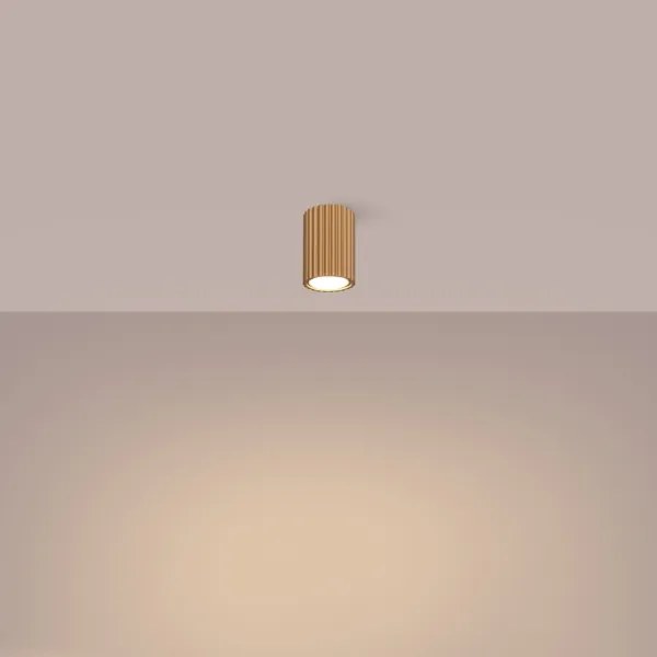 Sollux SL.1549 - Spotlámpa KARBON 1xGU10/10W/230V 10 cm arany