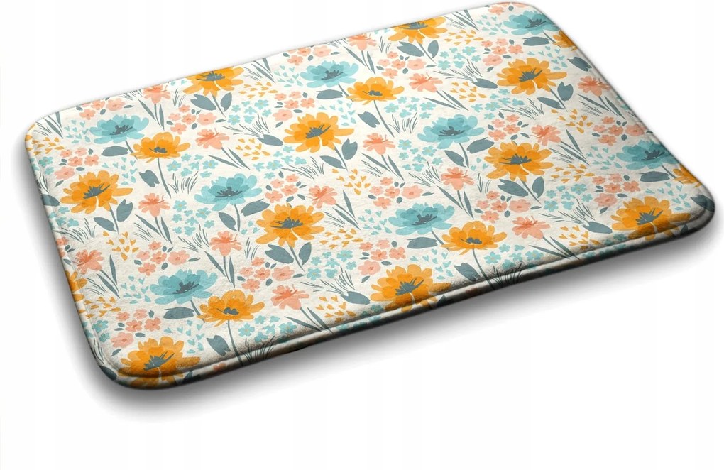 Puha szőnyeg Modern mintás Virágmintás 75x45