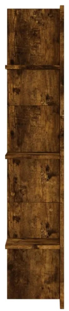 füstös tölgy színű szerelt fa TV-szekrény 152x22x113 cm