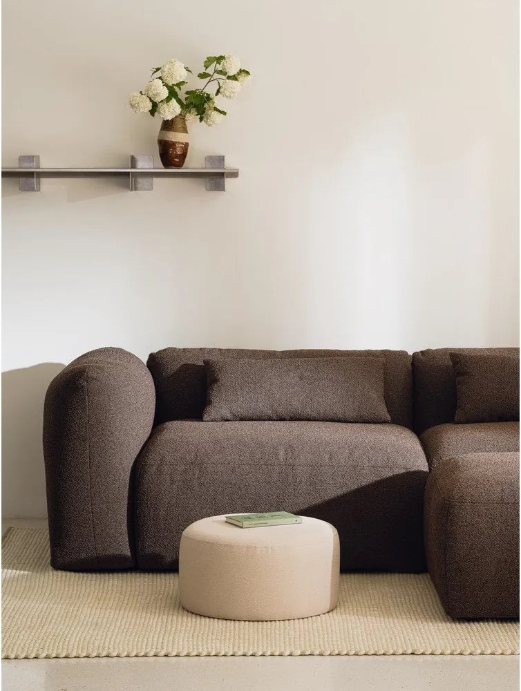 Bézs puff Folk – noo.ma