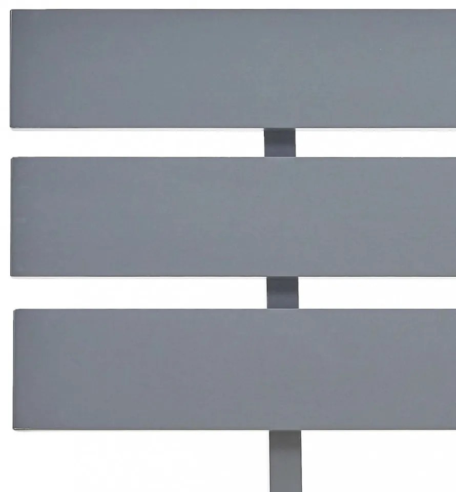 szürke tömör fenyőfa ágykeret 100 x 200 cm