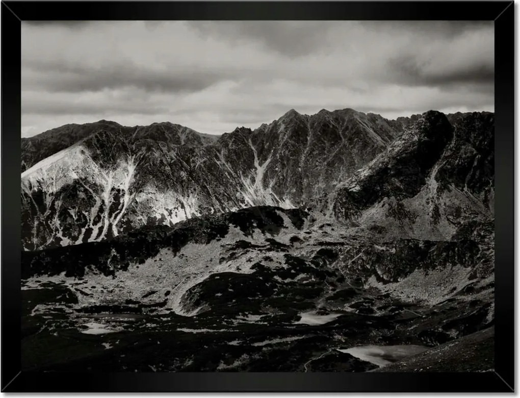 Poszterek keretben 40x30 Tátra Lengyel hegyek Kilátás