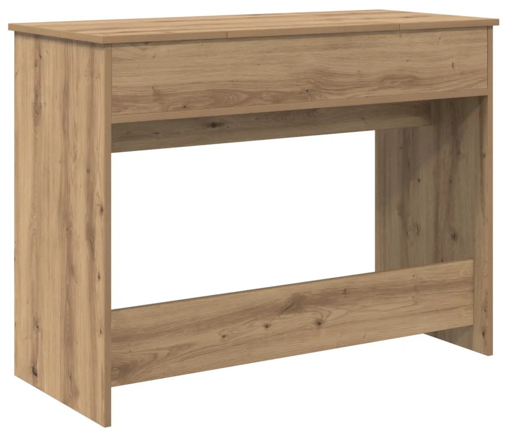 fésülködőasztal tükörrel Kézműves tölgy 100x45x76 cm