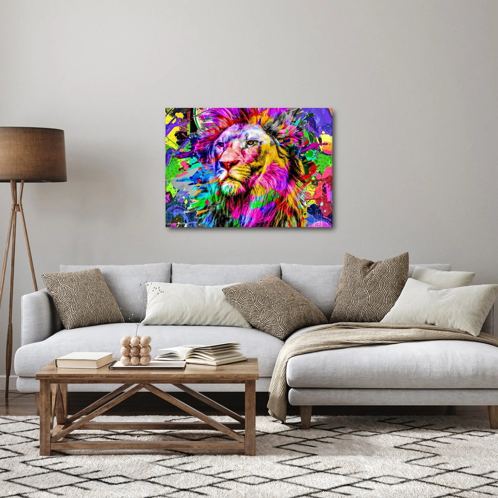 Kép - Oroszlán 3D-s képe (70x50 cm)