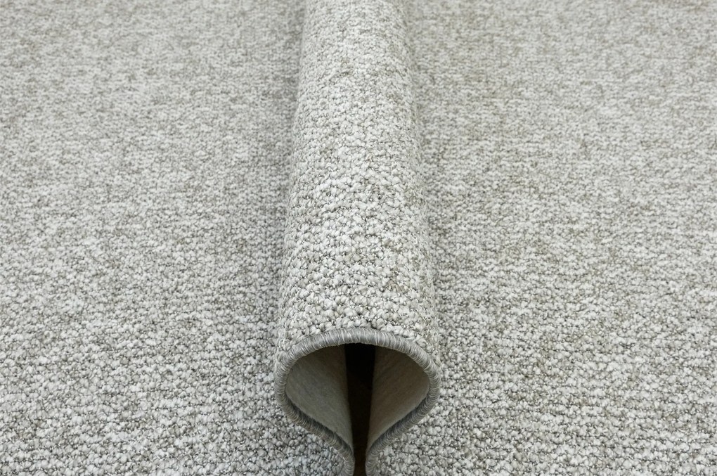 Szőnyeg Világos Szürke Étkező Nappaliba Tartós Hurok Ohio Filc 250x300 cm