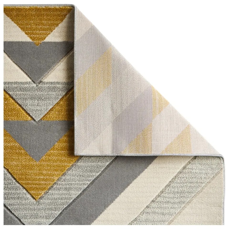 Pembroke sárga-bézs szőnyeg, 80 x 150 cm - Think Rugs