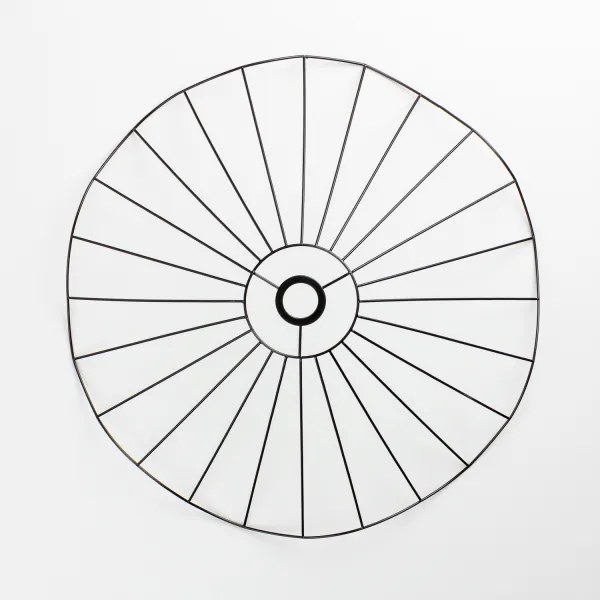 Brilagi - CERIA WIRE LED felületre szerelhető csillár 1xE27/40W/230V, átmérő 60 cm, fekete