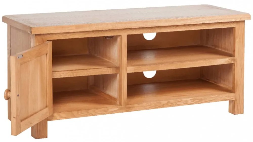 tömör tölgyfa TV szekrény 103 x 36 x 46 cm