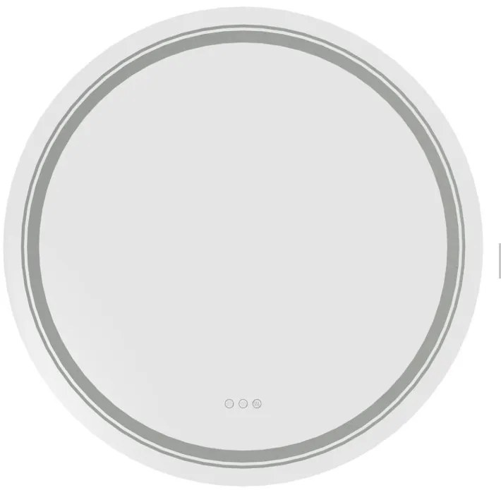 Dover falitükör ezüst 60 cm