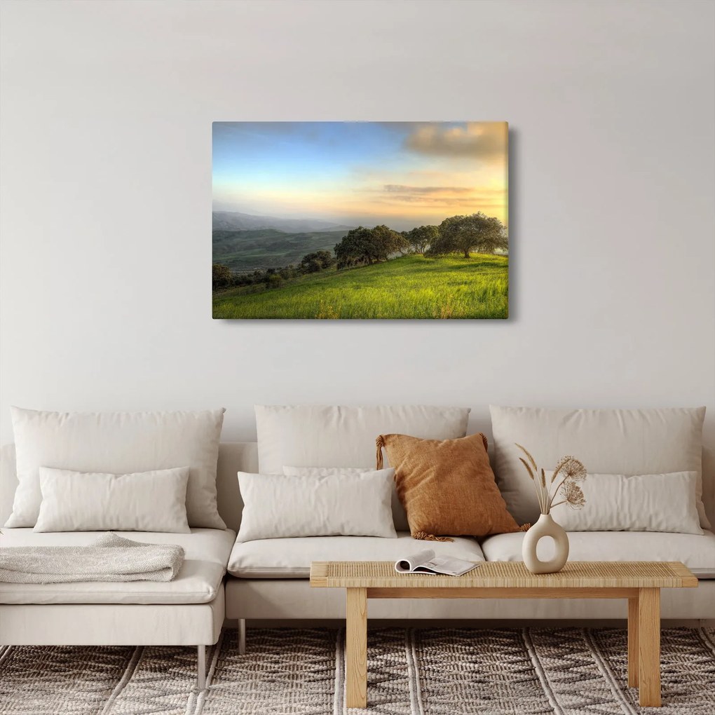Kép - Kilátás a dombról (90x60 cm)