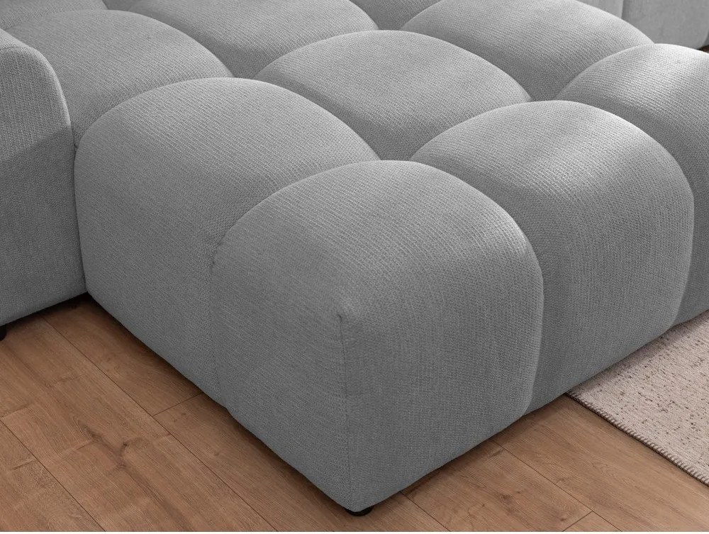 Szürke sarokkanapé (bal oldali-heverő résszel) Albane – Ropez