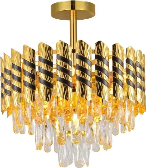 Brilagi - Felületre szerelt CRISTAL csillár 5xE14/40W/230V Ø 38 cm