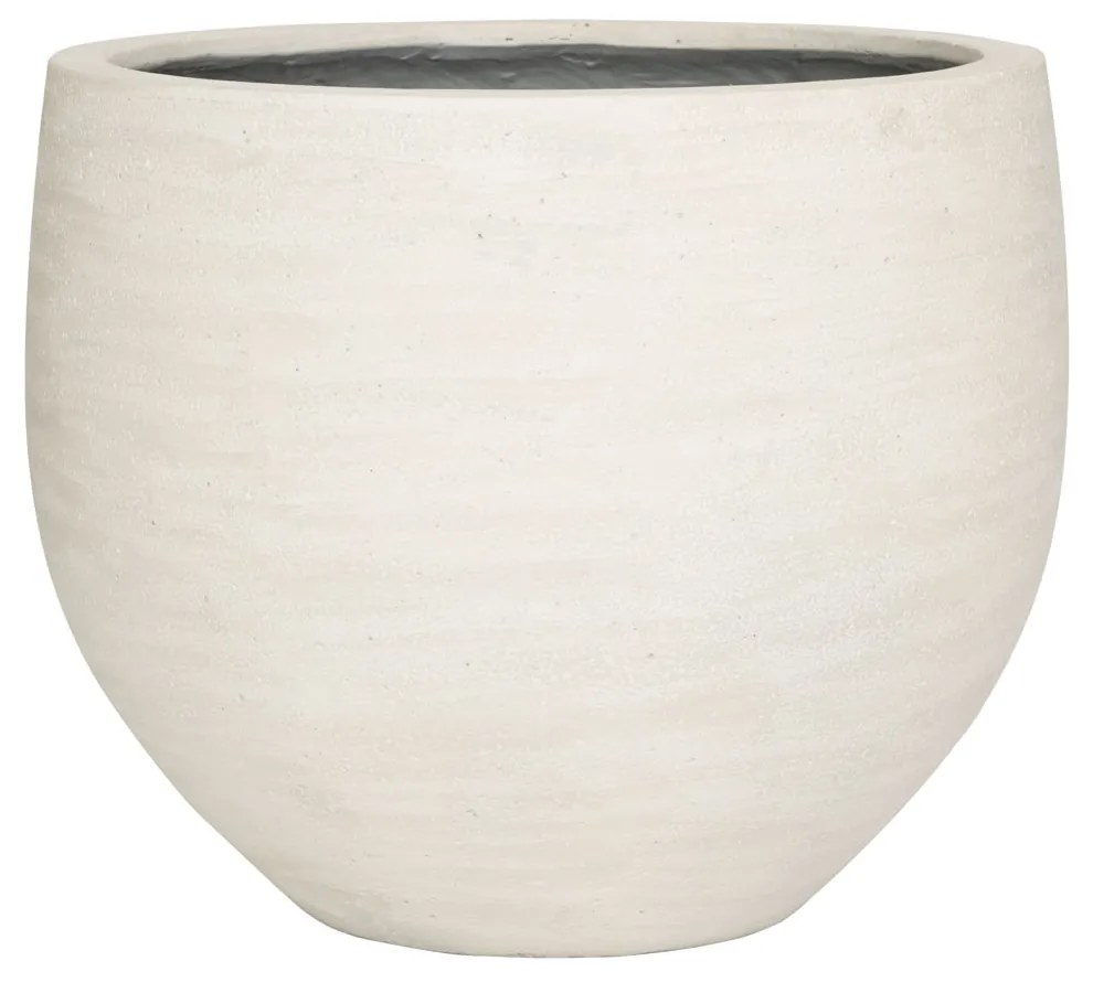 Pottery Pots Jumbo Orb virágcserép, puha elefántcsont, többféle méretben – fazekas cserepek méret: S - ⌀ 87,5, h. 70 cm