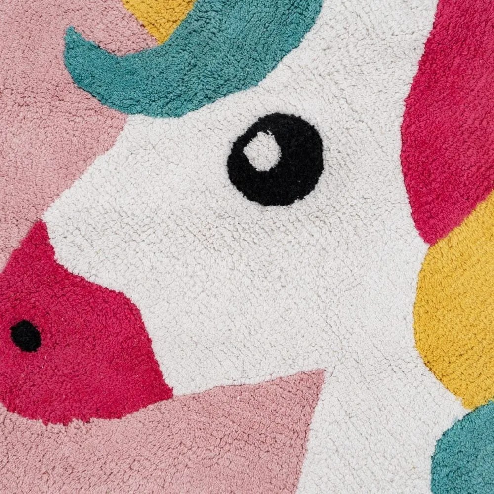 Pamut gyerek szőnyeg ø 100 cm Unicorn – Ixia
