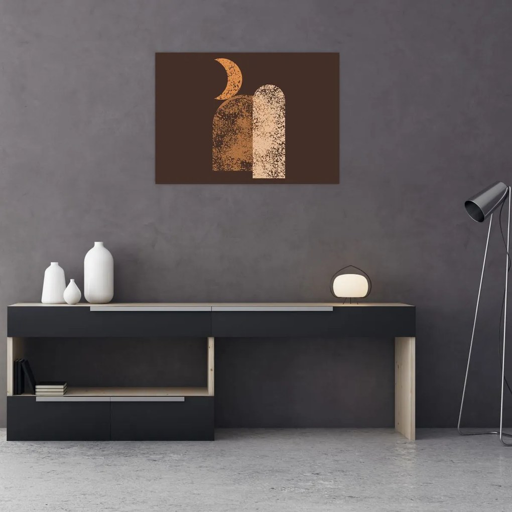Kép - Narancssárga ívek N⁰2 (70x50 cm)