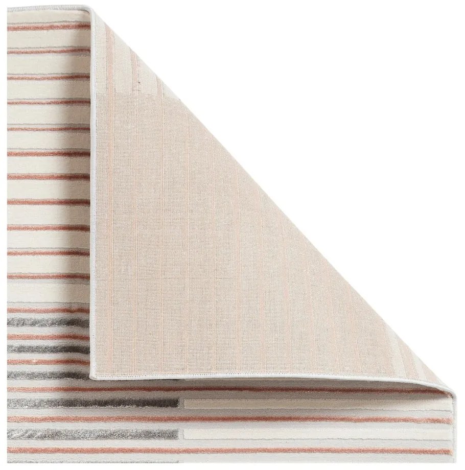 Rózsaszín-szürke szőnyeg 220x160 cm Apollo - Think Rugs