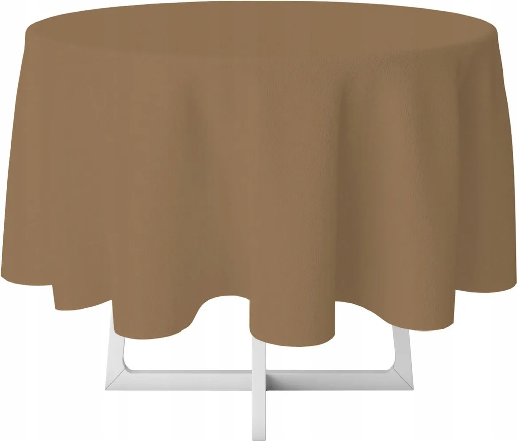 Abrosz Dekoratív Kör 140 Sima Cappuccino