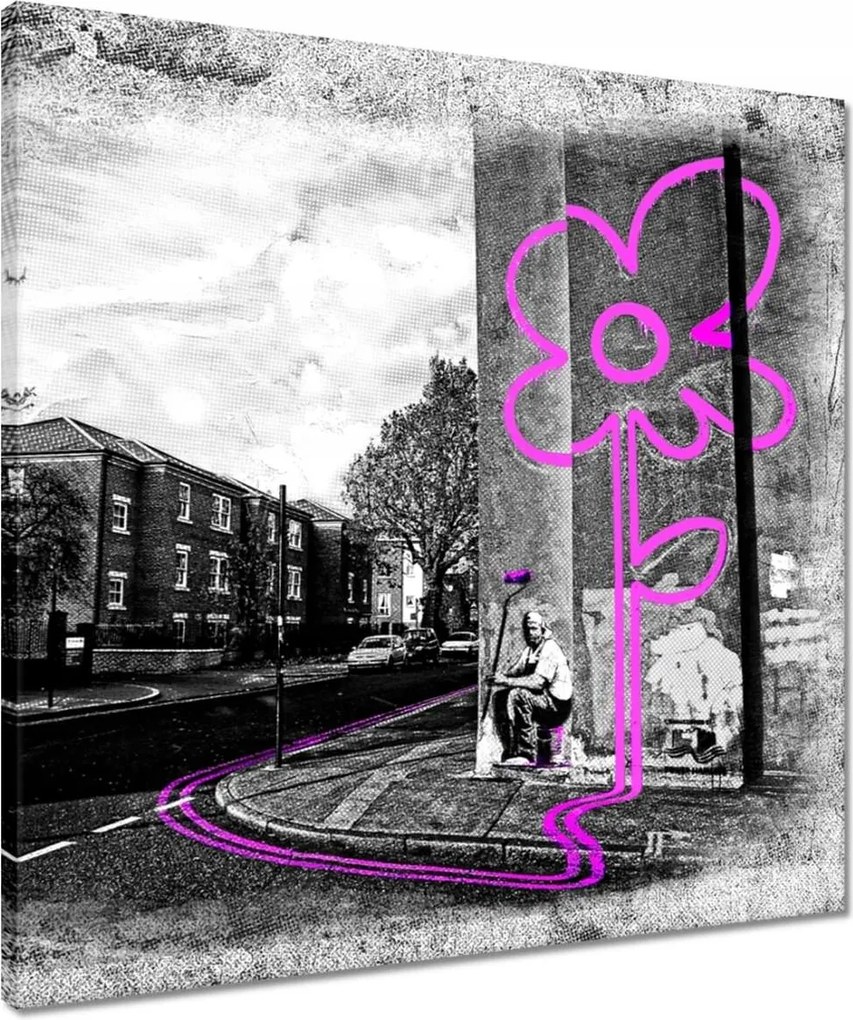 Vászonkép 50x50 Rózsaszín virág