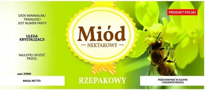 Repce mézcímke EM094 kicsi